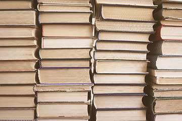 Image showing Stack Of Old Books