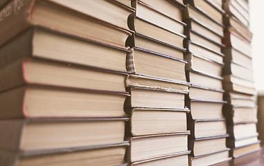 Image showing Stack Of Old Books