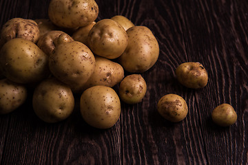 Image showing Freshly grown potato