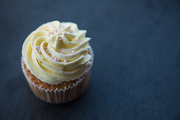 Image showing Cupcakes desert cream