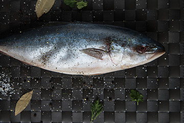 Image showing raw tuna fish