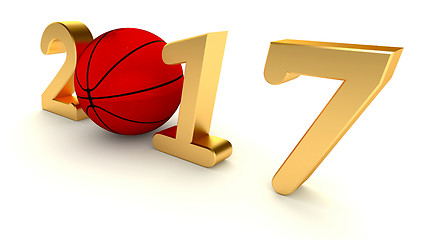 Image showing Basketball 2017 year