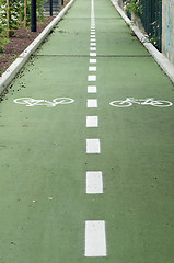 Image showing Bike road