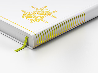Image showing Law concept: closed book, Criminal on white background