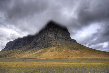 Image showing hill in a fog