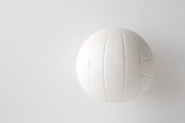 Image showing close up of volleyball ball on white