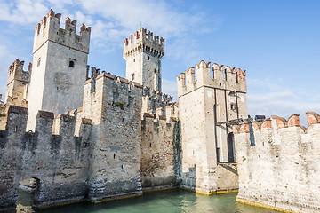 Image showing castle in Sirmione Italy