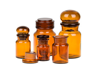 Image showing Apothecary bottles