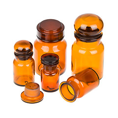 Image showing Apothecary bottles