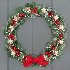 Image showing Advent and Christmas Wreath