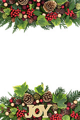 Image showing Christmas Joy Decorative Border