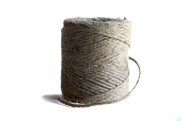 Image showing Jute twine against a white background