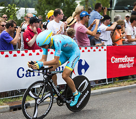 Image showing The Cyclist Rein Taaramae - Tour de France 2015