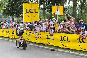 Image showing The Cyclist Tyler Farrar - Tour de France 2015