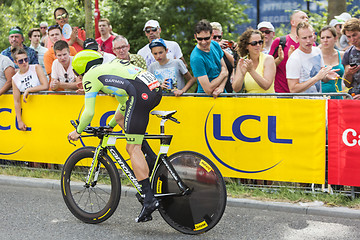 Image showing The Cyclist Nathan Haas - Tour de France 2015