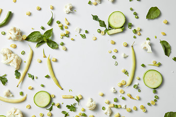 Image showing Fresh green salad