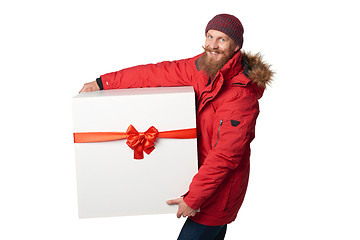 Image showing Christmas, x-mas, winter gift concept