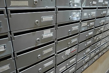 Image showing Post boxes of a house