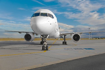 Image showing Airliner on the ground