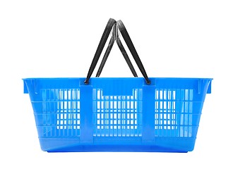 Image showing Shopping basket on white