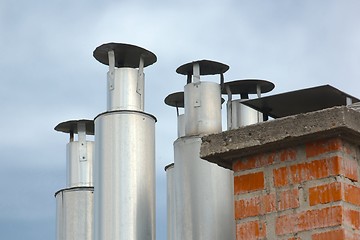 Image showing Roofs and chimneys