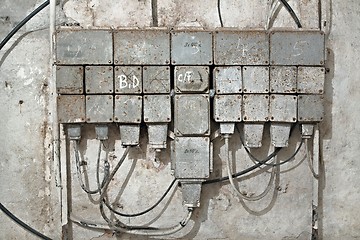 Image showing Industrial switch board