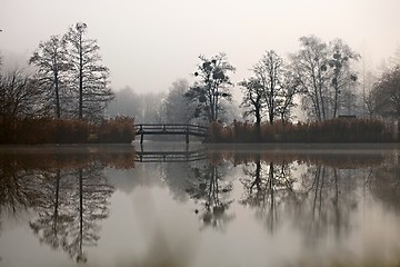 Image showing Dark autumn park