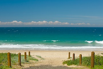 Image showing Sandy Ocean Beach