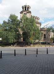 Image showing Sveta Nedelya  eastern orthodox church cathedral in  capital Sof