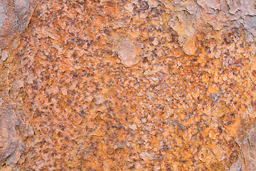 Image showing Rusty and battered metal background