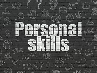 Image showing Education concept: Personal Skills on wall background