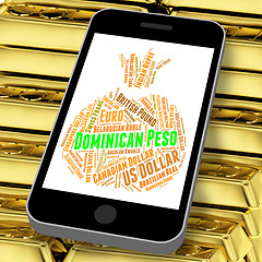 Image showing Dominican Peso Means Currency Exchange And Banknote