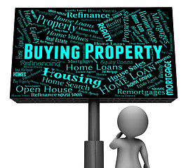 Image showing Buying Property Represents Real Estate And Apartment