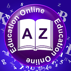 Image showing Education Online Indicates Web Site And Educated