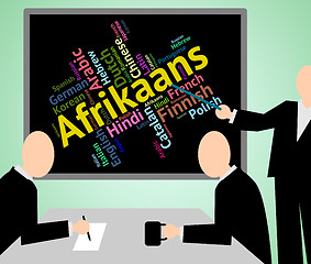 Image showing Afrikaans Language Means South Africa And Dialect