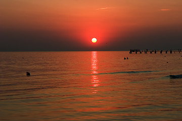 Image showing Sunset