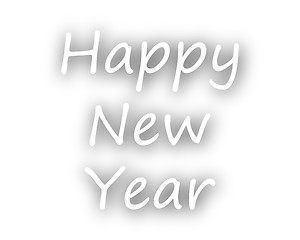 Image showing Happy New Year on white