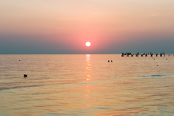 Image showing Sunset