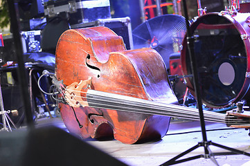 Image showing Old Contrabass