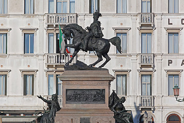 Image showing Equestrian Victor Emmanuel II Venice