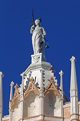 Image showing Lady Justice Venice