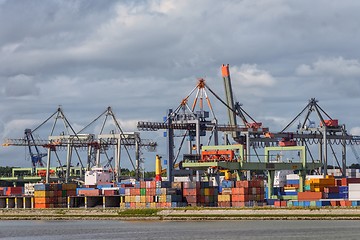 Image showing Large cargo dock
