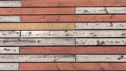 Image showing wooden fence closeup photo