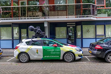 Image showing ROTTERDAM, THE NETHERLANDS - SEPTEMBER 17: Google Street View camera car in Rotterdam, 17th of September, 2015.