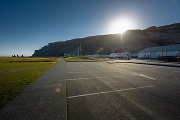 Image showing Beach near Vik Iceland