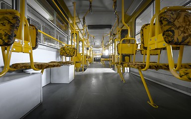 Image showing Inside of tram