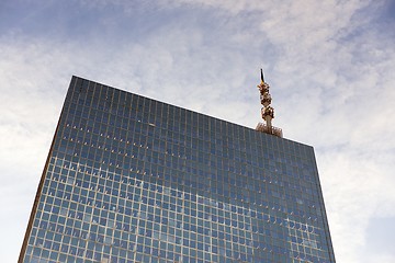 Image showing Skyscrapers against blue sky