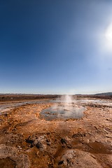 Image showing Geothermally active valley