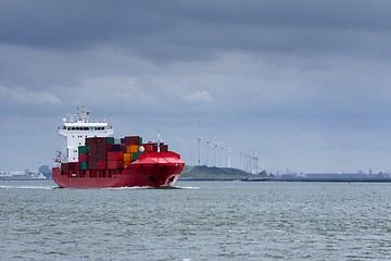 Image showing Large cargo ship