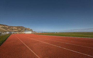 Image showing Running track outdoors